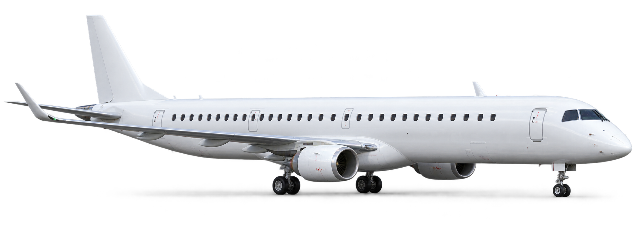 Illustrative Embraer E195 aircraft